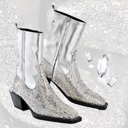 flatback crystals on shoes